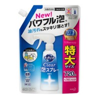 Kyukyutto Clear Foam Spray Dish Detergent Refill 720ml (Unscented)